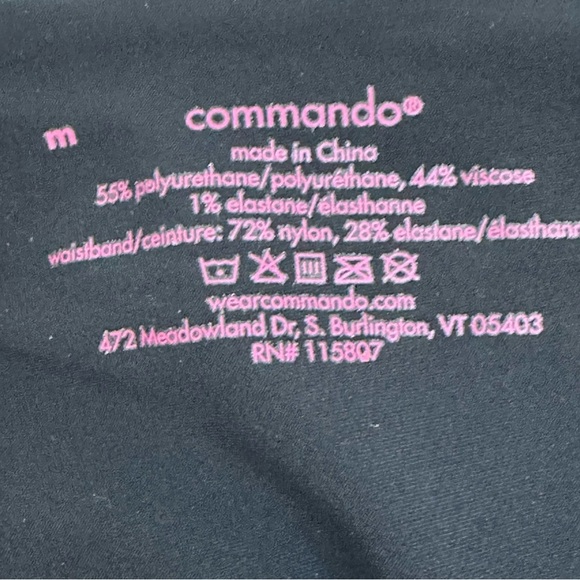 New Commando Perfect Control Faux Leather Leggings M - Picture 5 of 5